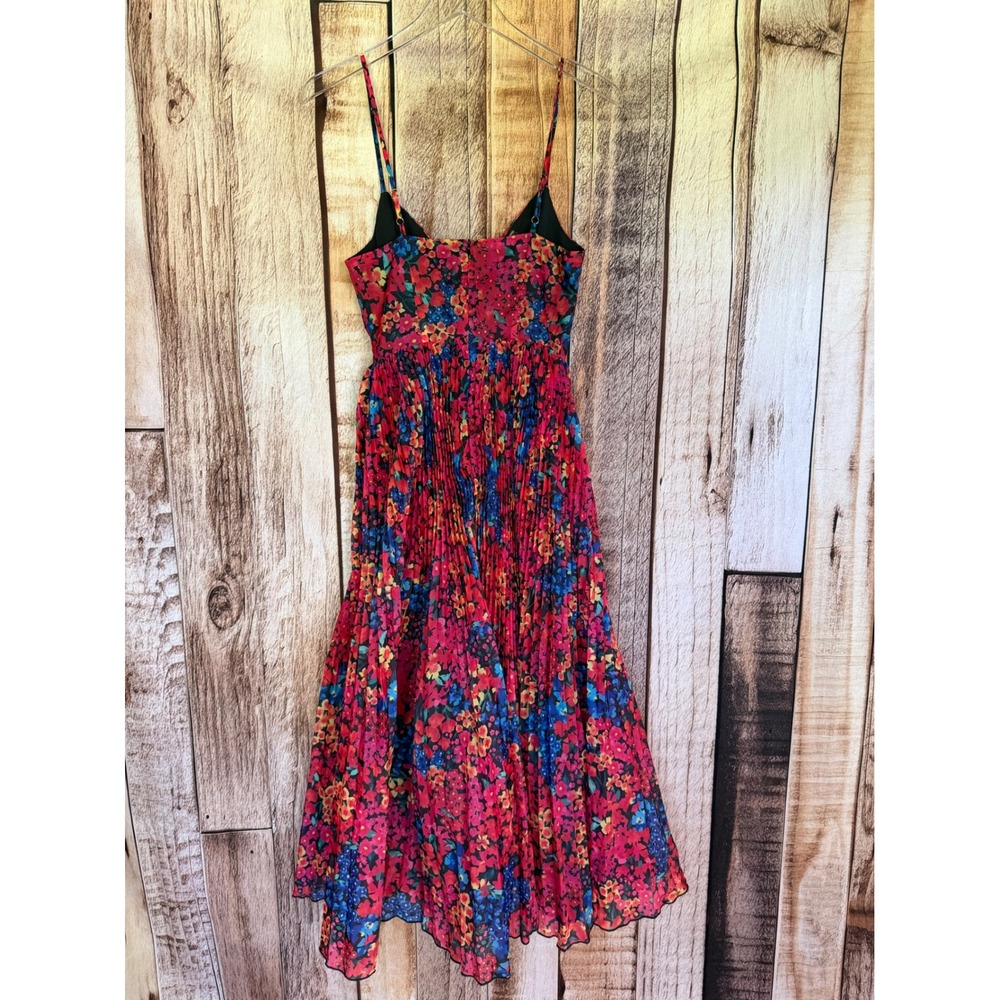Lulus Dress Sincerely Gorgeous Floral Midi Romantic Feminine Summer Spring XS - Picture 2 of 8